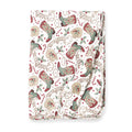 Western Christmas Stroller Blanket – Soft Bamboo Holiday