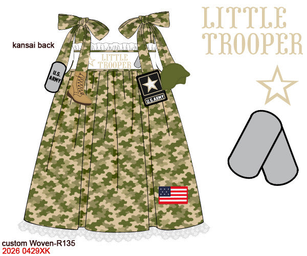 PO1 Little Trooper Dress