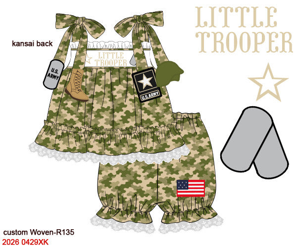 PO1 Little Trooper bloomer sets