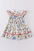 Dr.Seuss embroidery dress