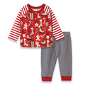 Baby Boy's Christmas Bamboo Set